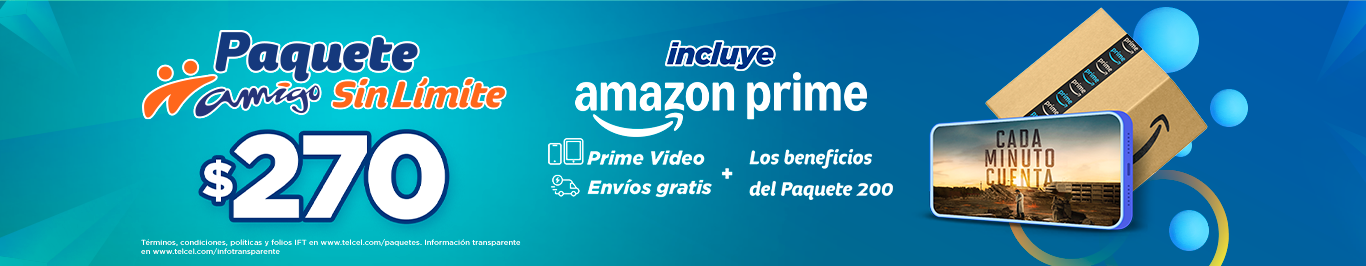 tu esquema amigo sin limite ahora en tu suscripcion incluye prime video conoce mas