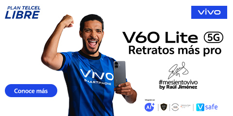 Con tu Plan Telcel Libre conoce el nuevo Vivo 60 Lite toma retratos mas pro con el nuevo vivo 60 lite disponible solo con telcel