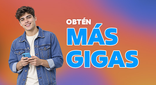 obtiene mas gigas para navegar compartir contenido y disfrutar mas beneficios moviles
