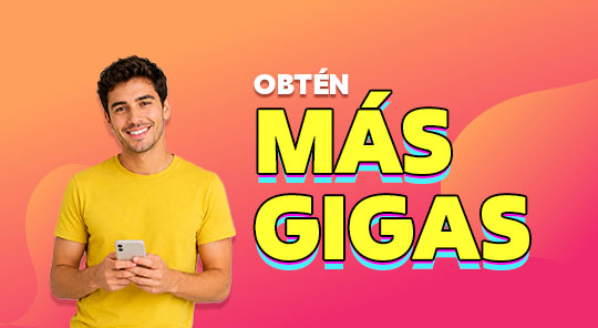 al comprar tu paquete amigo sin limite dos mil cuatrocientos obtienes mas gigas compra ya