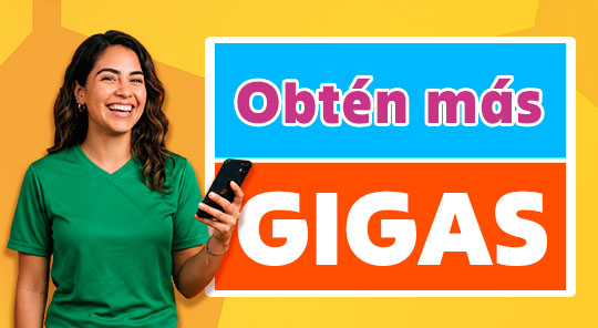al comprar tu paquete amigo sin limite dos mil cuatrocientos obtienes mas gigas compra ya