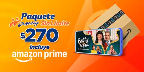 paquetes amigo sin limite de telcel a partir de 270 pesos incluye suscripcion prime video