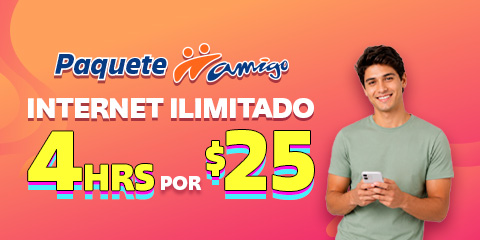 disfruta de cuatro horas de navegacion ilimitada por veinticinco pesos solo en telcel