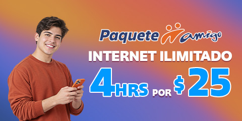 internet ilimitado durante cuatro horas para navegar compartir y disfrutar contenido