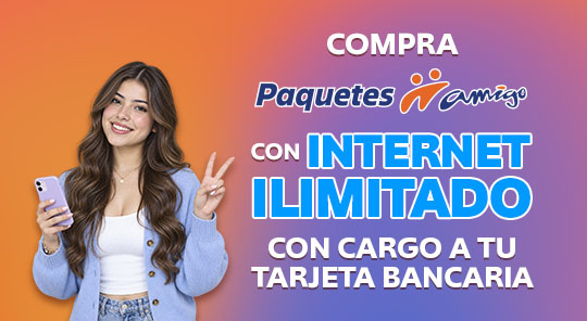paquete amigo con internet ilimitado para navegar compartir y disfrutar contenido