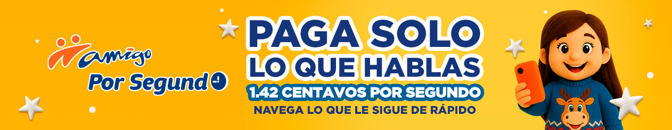 ahora esta navidad con telcel y amigo por segundo paga solo lo que hablas con telcel
