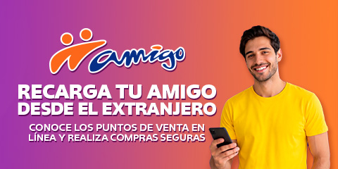 recarga tu amigo desde donde quiera que estes en el extranjero no te quedes sin saldo