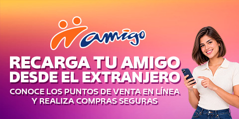recarga tu amigo desde donde quiera que estes en el extranjero no te quedes sin saldo