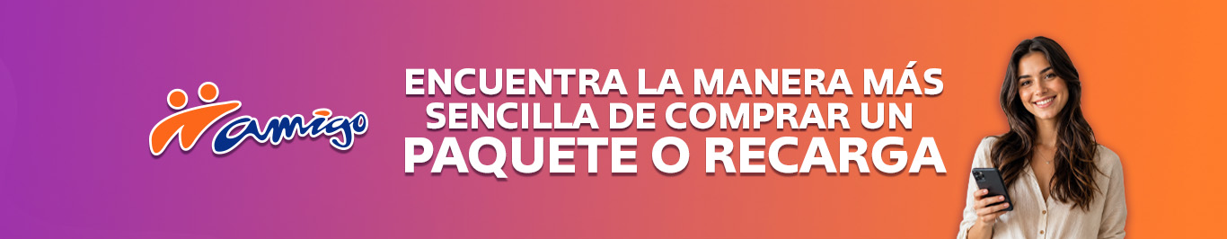 encuentra la forma mas sencilla para comprar paquetes o hacer tu recarga desde tu celular