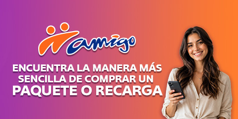 encuentra la forma mas sencilla para comprar paquetes o hacer tu recarga desde tu celular