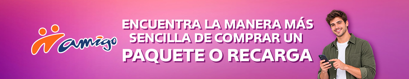 encuentra la forma mas sencilla para comprar paquetes o hacer tu recarga desde tu celular