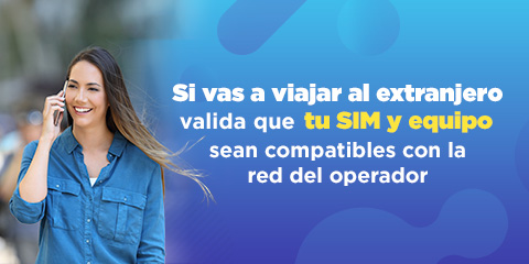 al viajar a estados unidos debes verificar la compatibilidad de tu sim con operadores
