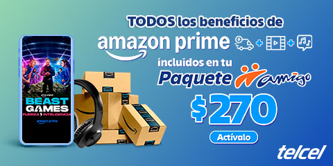 con paquetes amigo sin limite tienes doble de gigas en recargas y paquetes de 270 pesos