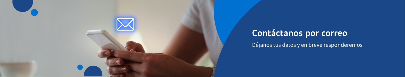 tambien puedes ponerte en contacto con nosotros mandandonos correo electronico