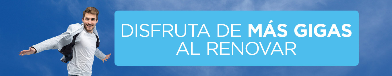 con los planes de telcel libre disfruta de mas gigas al renovar solo con telcel