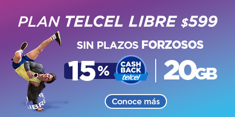 plan telcel libre son sin plazos forzosos y con cash back de telcel ven y conoce mas
