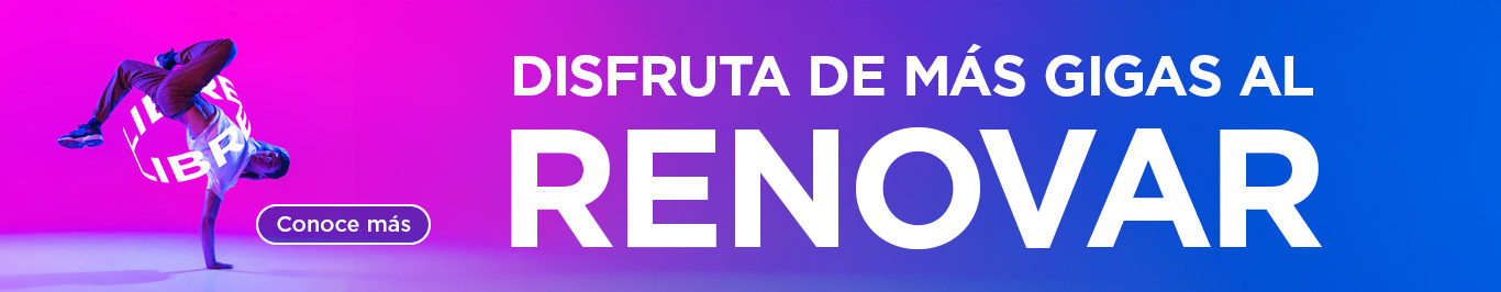 con los planes de telcel libre disfruta de mas gigas al renovar solo con telcel