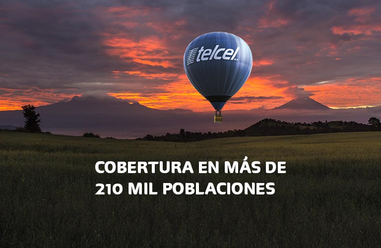 cobertura telcel en mas de 210 mil poblaciones