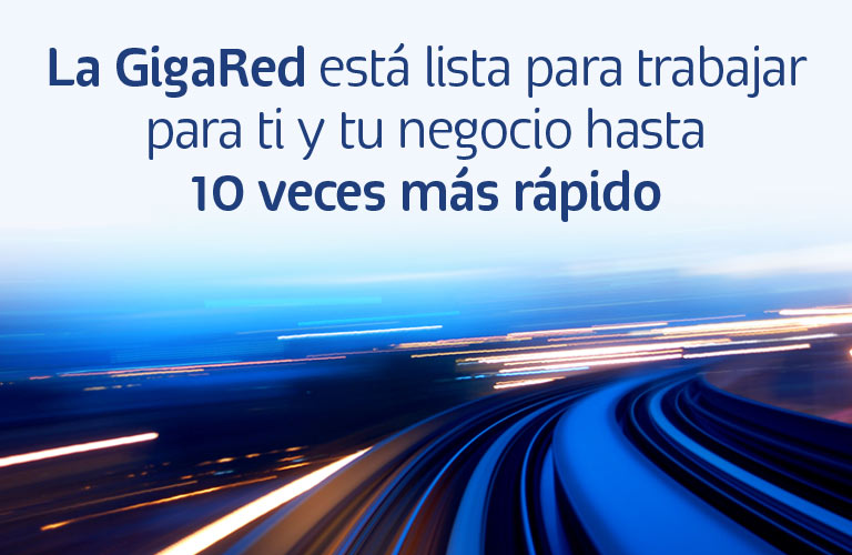 con diez veces mas velocidad que una red ordinaria la gigared de telcel es la mejor carta para tu empresa