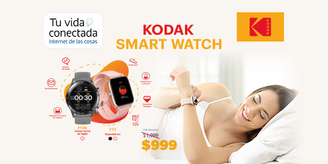 kodak smart watch adquierelo en tienda en linea telcel a solo 999 pesos compra ahora