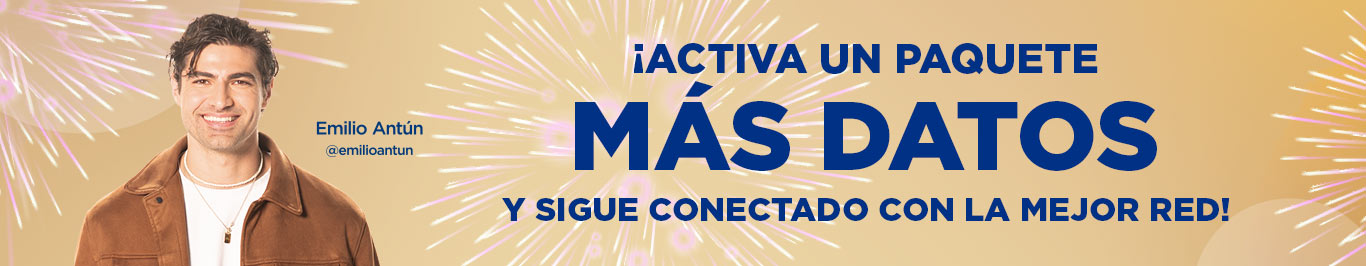 activa un paquete mas datos y sigue conectado con la mejor red de telcel en tu plan