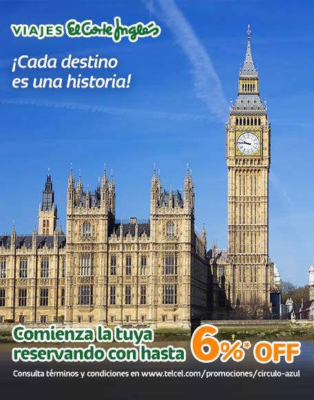 circuloazul telcel y viajes el corte Ingles te invitan a pasar unas vacaciones increibles